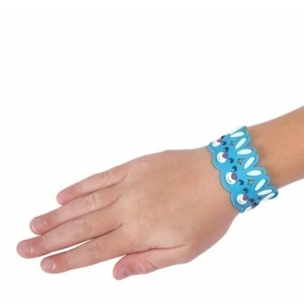 Easter Bunny Molded Rubber Bracelets - 12 Pc.